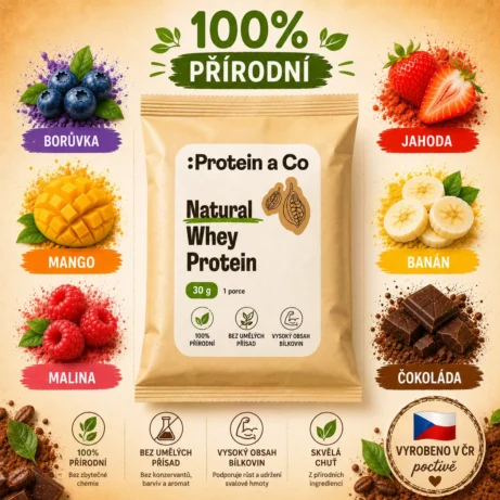 Mix příchutí proteiny